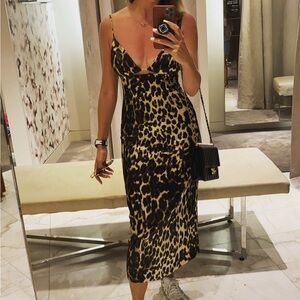 Zara sexy leopard dress XS